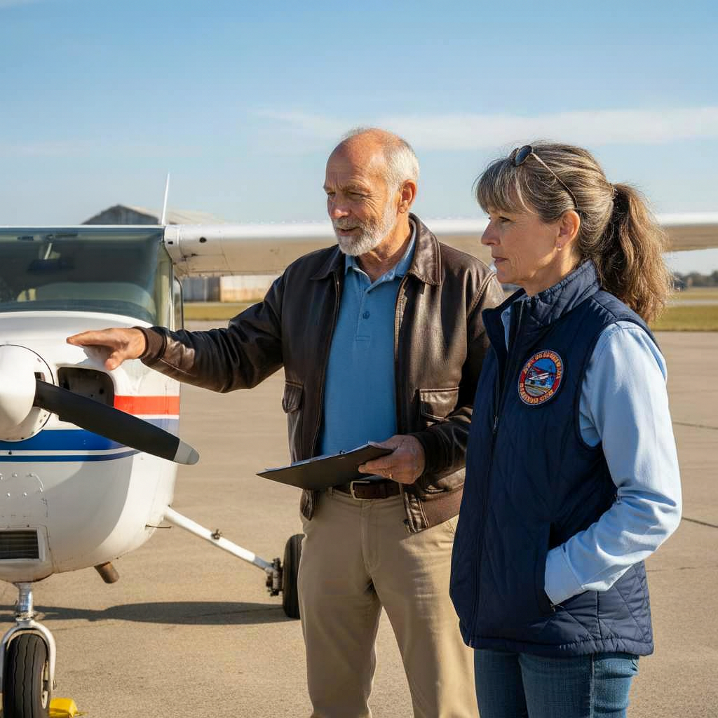 Go-Around Game Aviation Patch – Bold Red & Yellow Embroidered Emblem